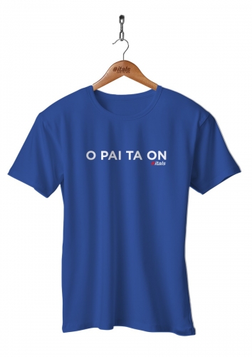 Camiseta Itals O Pai ta On - Azul