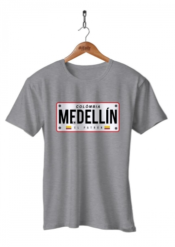 Camiseta Medellín Cinza