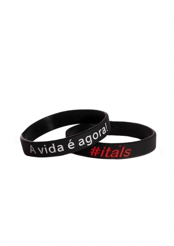 Pulseira A Vida é Agora! Preto