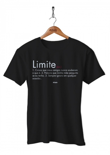 Camiseta Limite Preto