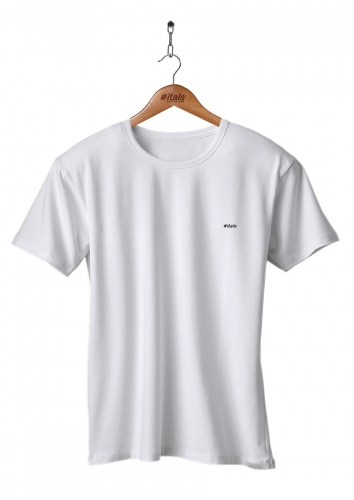 Tshirt Cotton com elastano Branco