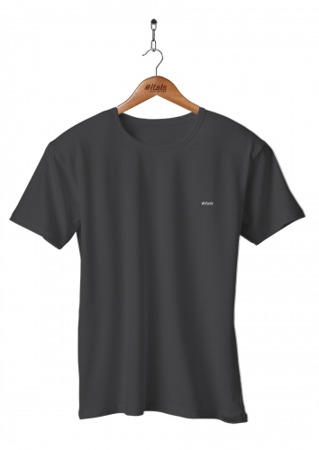 Tshirt Cotton com elastano Preto