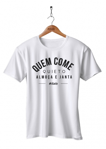 Tshirt Itals Come Quieto Branco